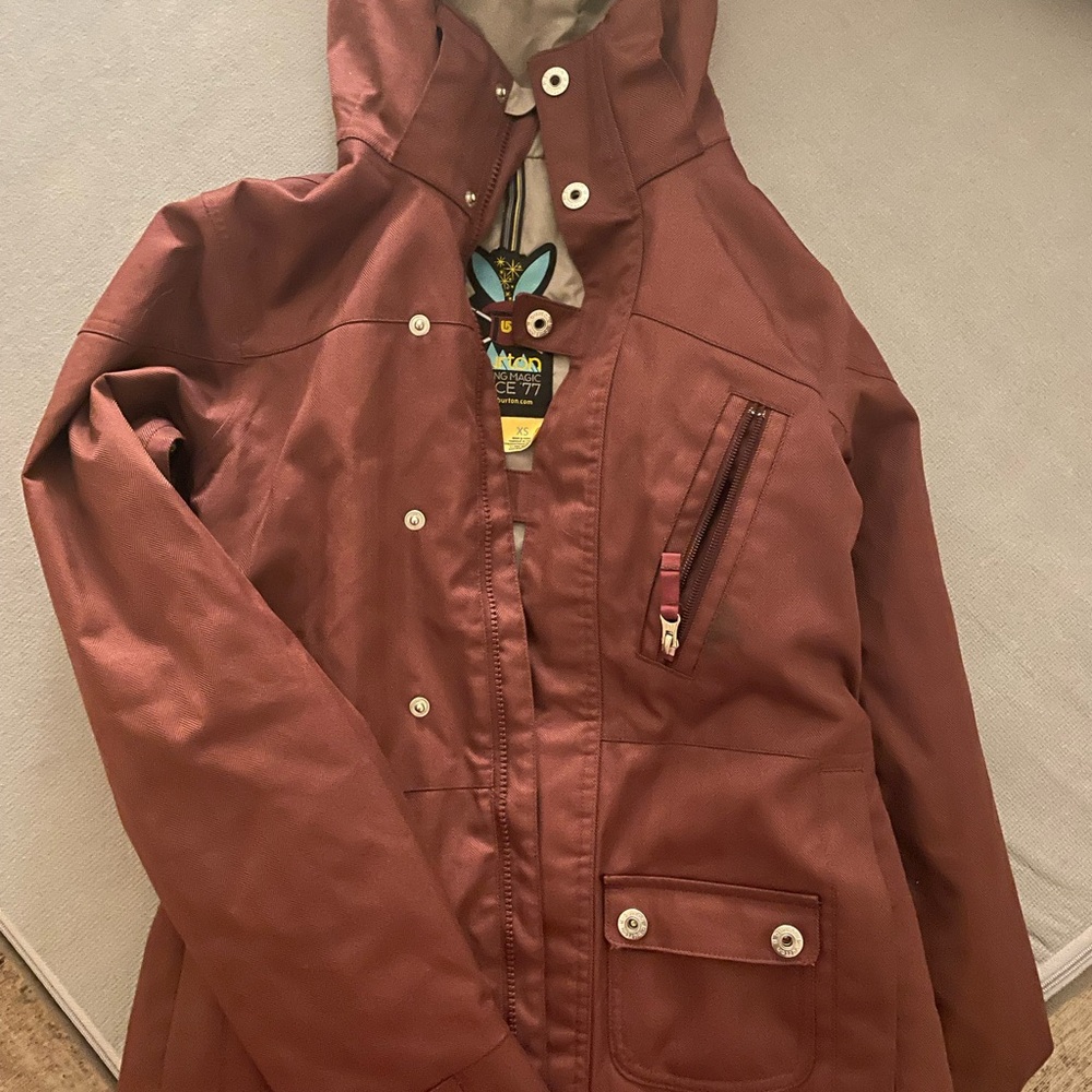 Women's maroon winter  Jacket